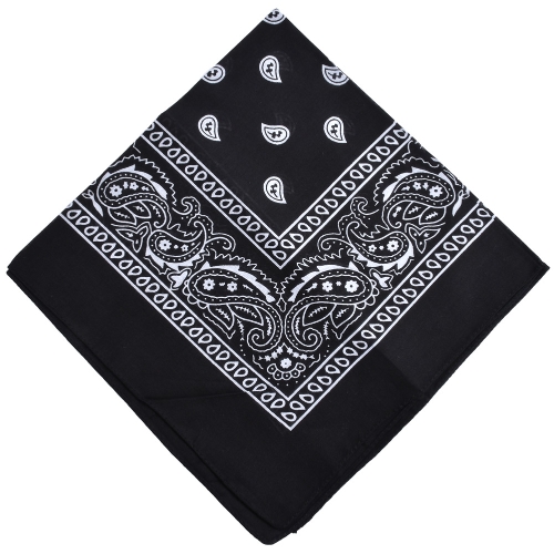 

Vintage Women Men Square Scarf Kerchief Retro Print Multi-Colors Headband Boho Scarves