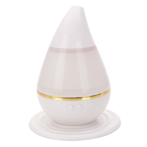 Humidificateur d'atomisation ultrsonique en forme de goutte d'eau, 250 ml, blanc