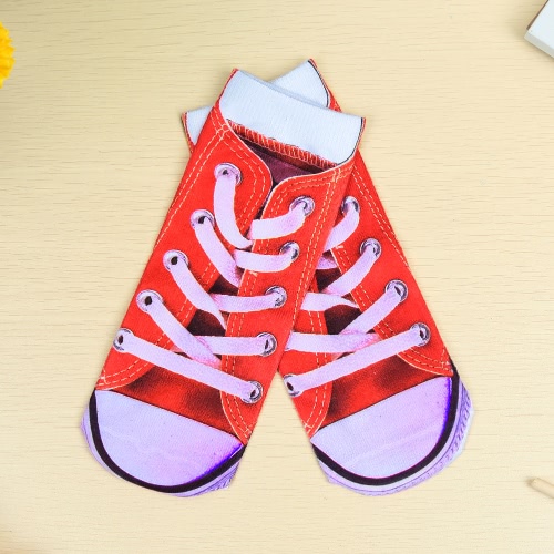 Cute Colorful Cartoon 3D Print Low Cut Ankle Casual Socks for Unisex