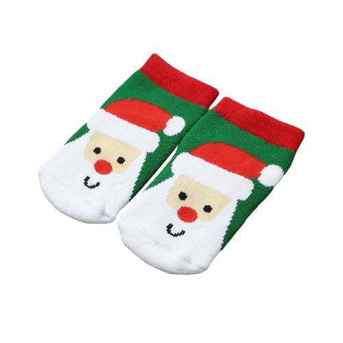 Fashion Boy Girl Christmas Socks Santa Claus Snowman Gift Casual Festive Printed Cotton Socks Hosiery