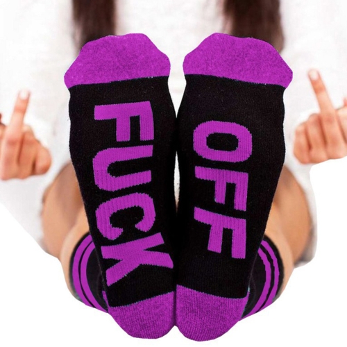

Fashion Letter Printed Unisex Slippers Socks