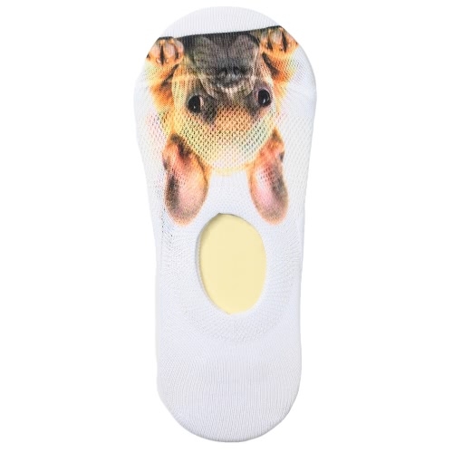 Cute Animal Print Low Cut Socks