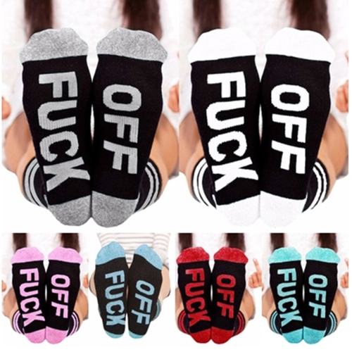 

Autumn Spring Winter Comfortable Cotton Sock Women and Men Unisex Fashion Letter Printed Slippers Socks Style 1