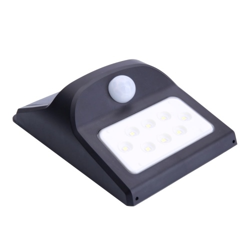 

8-LED 1200LM White Light 3 Lighting Modes 120-Degree Motion Sensing Detection Waterproof Solar LED L