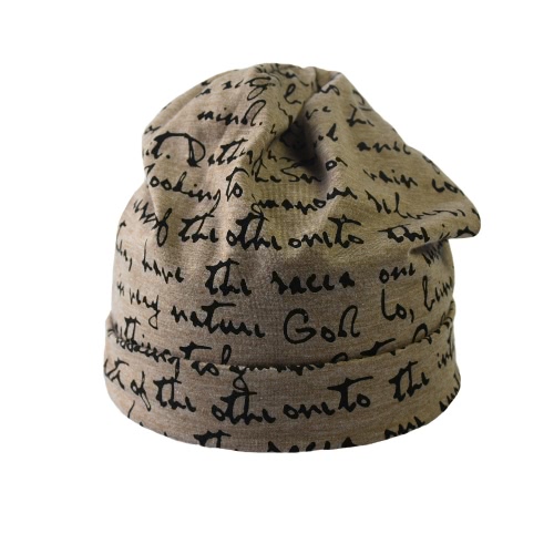 

Unisex Hip-hop Skullies Letter Print Dance Cap
