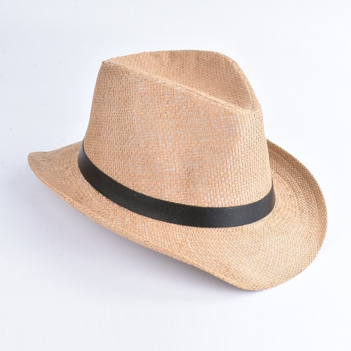 

New Summer Men Straw Hat Wide-Brim Foldable Beach Holiday Beach Casual Floppy Cap Sunhats