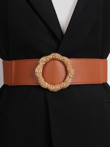 

Women Elastic Waist Belt Wide Waistband Adjustable Waist Strap