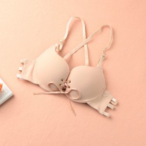 

Sexy Bandages Lace Up Push Up Мягкие регулируемые ремни Женские бюстгальтеры
