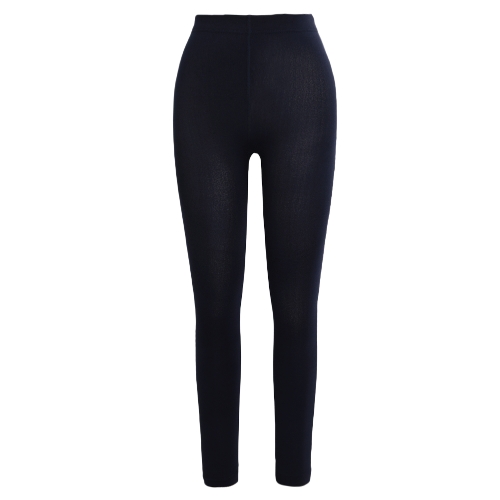 Sexy Mujeres Otoño Invierno Leggings Sólido Grueso Cálido Medias Alto Elástico Flaco Bodycon Pantalones Stirrup Leggings