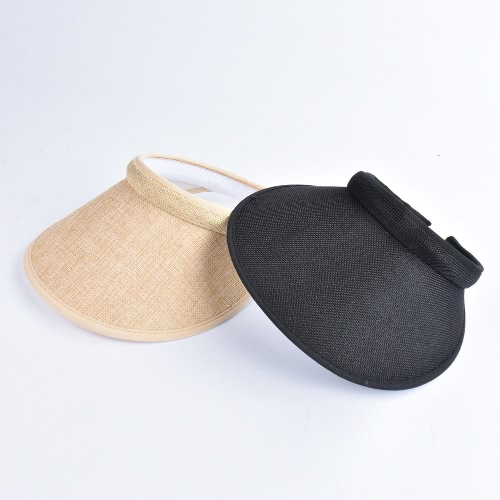 Unisex Women Men Summer Sun Visors Cap Broad Wide Brim Topless Tennis Golf Headband Hat Headwear