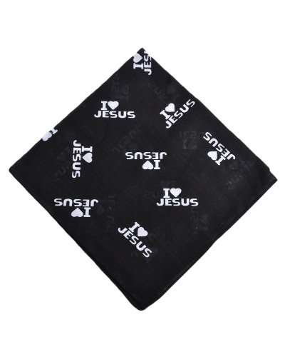 

New Women Men Unisex Kerchief Square Scarf Letter Print Elegant Casual Headwear Scarves Neckerchief