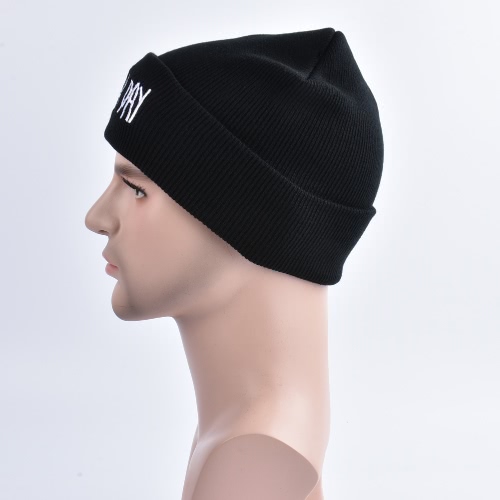 

Beanie Bad Hair Day Hat Letter Взрослый повседневный унисекс Акриловая шляпа Hat Зимняя шапочка Beanie для мужчин Женщины