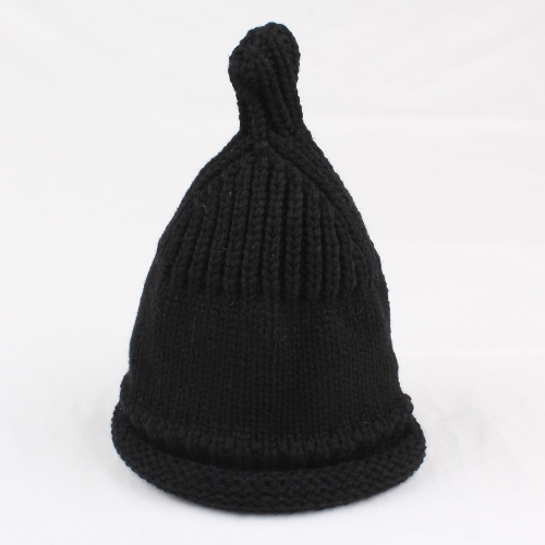 Cute Kid Girls Boys Knitted Beanies Hat Warm Ribbed Baby Caps Skullies Autumn Winter Headwear
