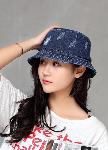 

Женщины Мужчины Бонни Ковш шляпу Джинсовый Проблемный Брим Visor Sun Shade Рыбалка Packable Летняя Cap