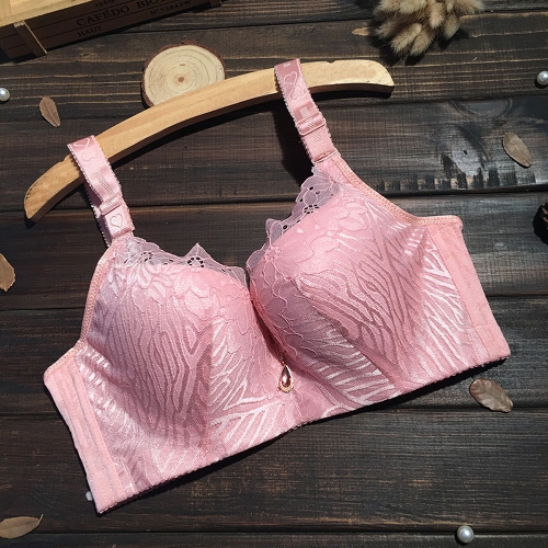 

Plus Size 3/4 Cup Lace Push Up Bra