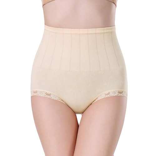 Fashion femmes Shapewear culotte dentelle garniture ventre hanche contrôle culotte transparente corps Shaper Briefs