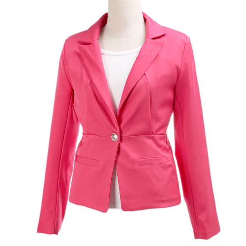 

2012 Stylish Women Blazer Jacket Coat Tunic Casual Suit Foldable Sleeve