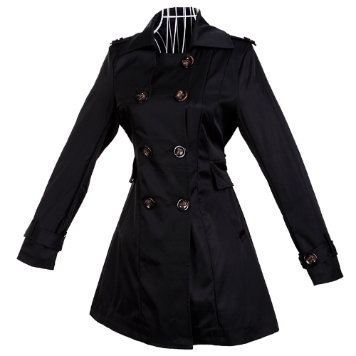 Women's Trench Coat Overcoat Outerwear Jacket