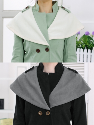 Autumn Winter Fashion Women Coat Contrast Big Lapel Double Breasted Epaulette Outerwear Black huismerk kopen in de aanbieding Autumn Winter Fashion Women Coat Contrast Big Lapel Double Breasted Epaulette Outerwear Black huismerk kopen in de aanbieding