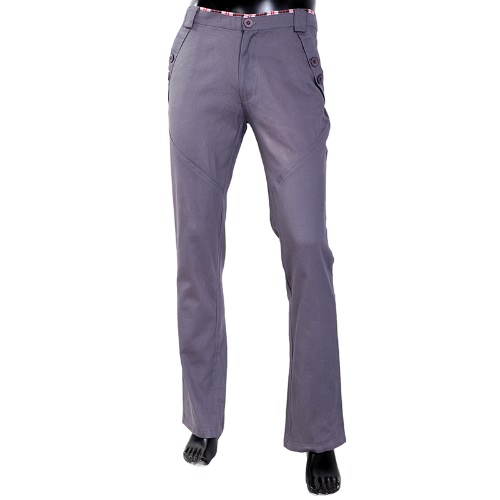 

Men's Stylish Pants Slim Fit Casual Trousers Long Straight Leg
