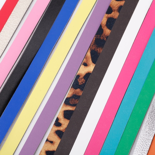 

Fashion Women Lady Waist Belt PU Faux Leather Candy Color Skinny belt