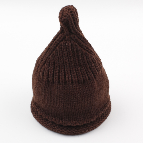

Симпатичные девочки мальчика Девушки вязаные шапочки Beanies Теплые ребристые детские шапки черепа Осенние зимние головные уборы