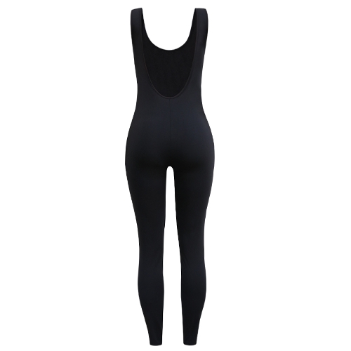 

Sexy Women Bodycon Jumpsuit Letter Print Backless Sleeveless Slim Romper Body Suits