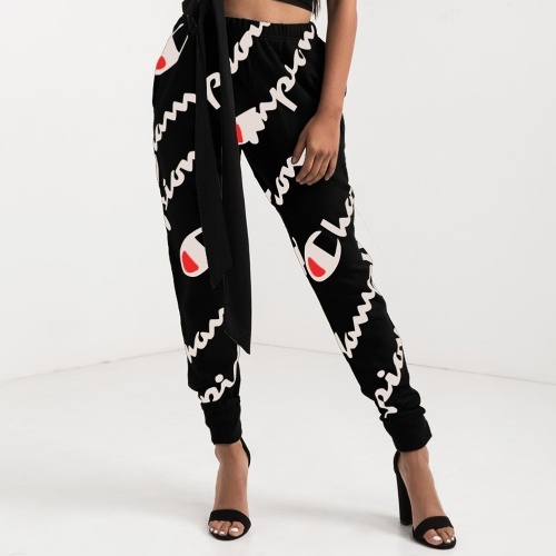 

Women Casual Sport Pants Printed Loose Pocket Harem Pants Trousers