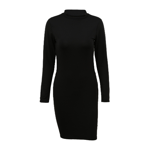 

Backless Hollow Out Long Sleeve Bodycon Dress