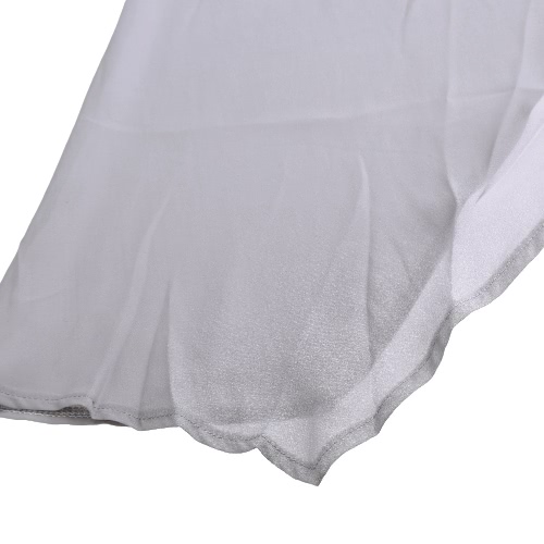 

Europe Sexy Women Skirt Ruched High Split Belt Irregular Hem Casual Beach Dress Grey