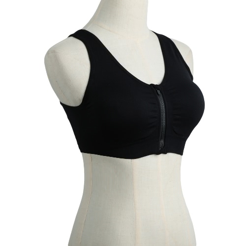 

Zip Front Push Up Мягкий спортивный бюстгальтер
