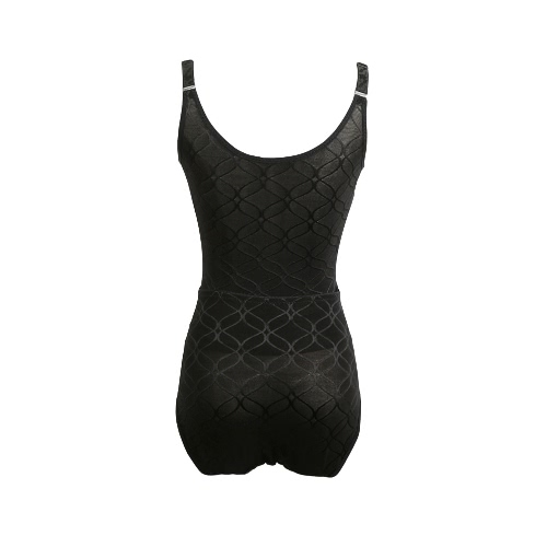 

Fashion Floral Pattern Plung Round Neck Adjustable Straps Sexy Bodysuits