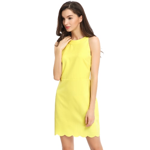 

Hollow Out Round Neck Cold Shoulder Mini Dress