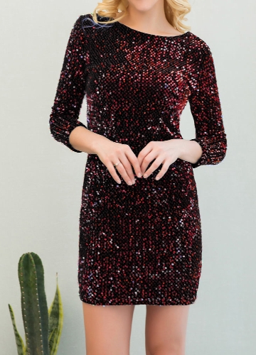 

Sexy Women Sequin Bodycon Dress