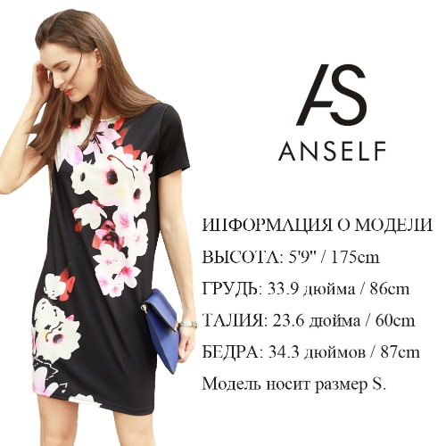 New Vintage Women Mini Dress Floral Print Short Sleeve O Neck Casual Retro Straight Black huismerk kopen in de aanbieding New Vintage Women Mini Dress Floral Print Short Sleeve O Neck Casual Retro Straight Black huismerk kopen in de aanbieding