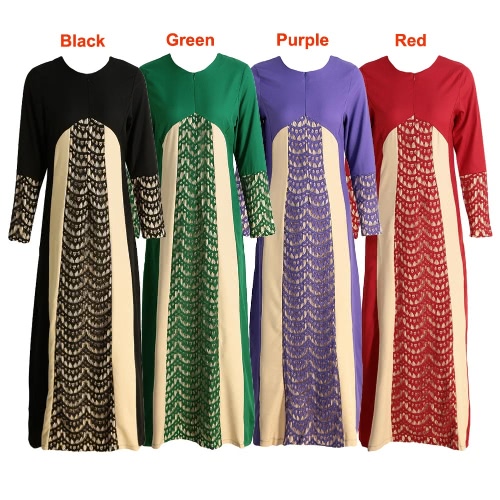 

Women Muslim Maxi Dress Islamic Indonesia Style Robe