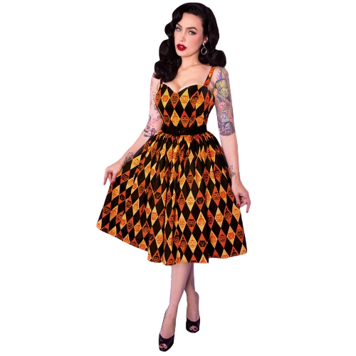 

Sexy Women Backless Dress Halloween Costume Sleeveless Spaghetti Strap Dress Night Club Wear Orange