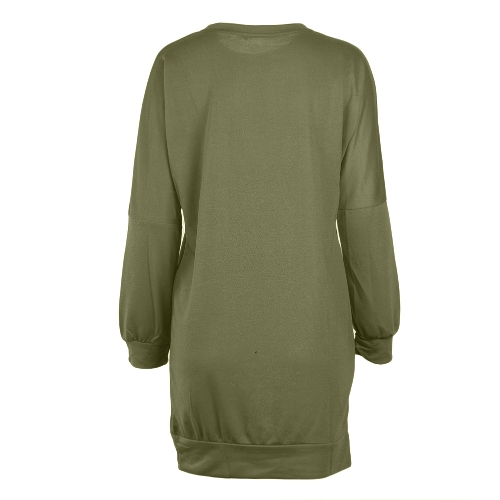 Felpa con maniche lunghe a maniche lunghe con collo alto o maniche lunghe nuove donne