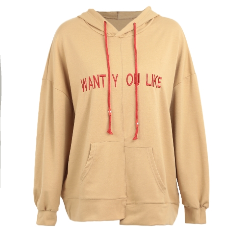 

Fashion Women Sweatshirts Hooded Long Sleeve Pullover Loose Hoodies Tops