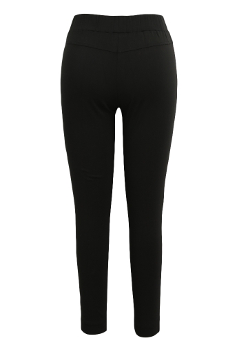 

Women Pencil Pants Casual Elastic Waist Skinny Trousers Solid Tights Stretch Leggings