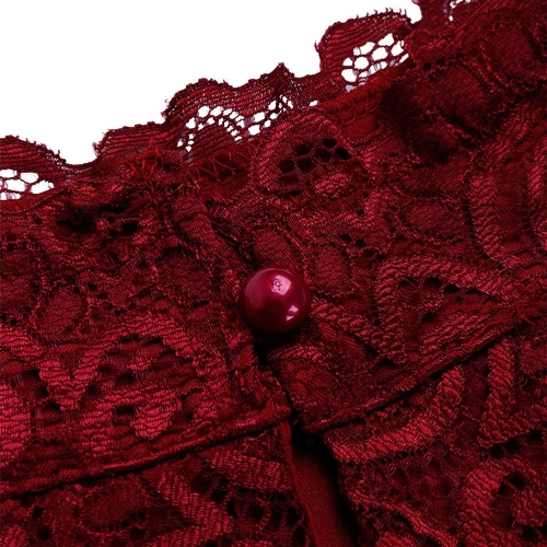 

New Sexy Women Crochet Lace Cross Front Bodycon Dress High Neck Hollow Out Evening Party Club Midi Dress