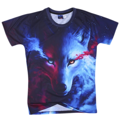 

Loose 3D Short Vivid Printing Sleeve T-shirt