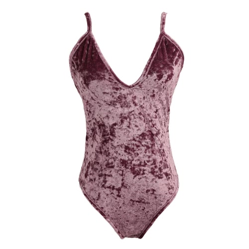 

Sexy Women Jumpsuit Backless Beach Bodysuit Rompers Dark Green/Rose/Pink
