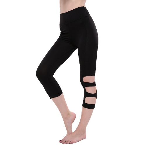 

High Waist Cut Out Elastic Sports Fitness Leggings