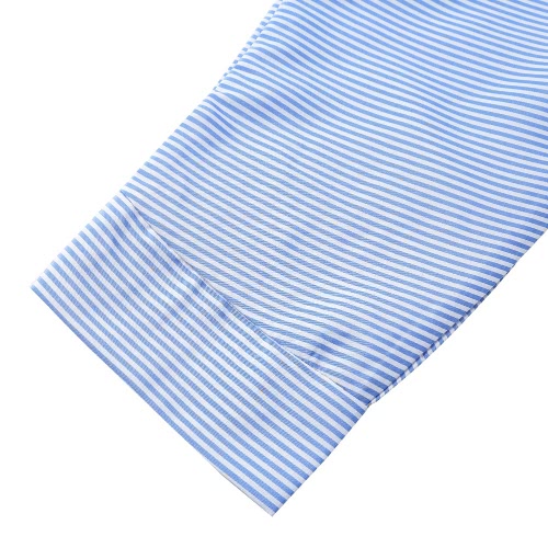 

New Fashion Women Stripe Dress Slash Neck Off Shoulder Half Sleeve Casual Dress Blue