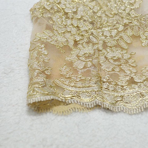 

Women Sexy Crop Top Backless Camis Halter Embroidery Sheer Party Short Tank Top Black/White/Gold