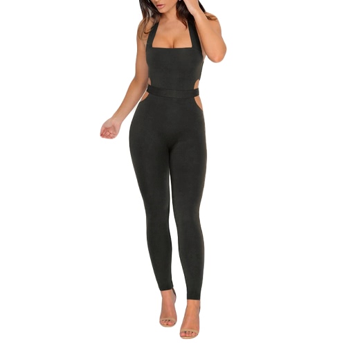 

Женщины Холтер вырезать Bodycon Romper