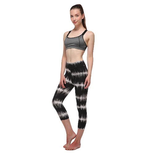 Vestiti alla moda di modo hanno stampato le ghette delle donne fit fitness di Yoga