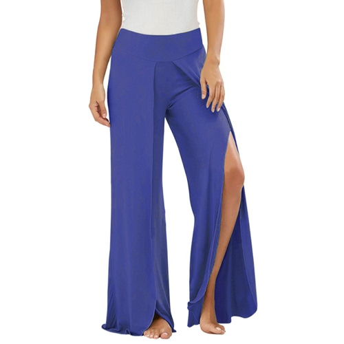 

Summer Women High Split Flowy Wide Leg Pants Women's Pants