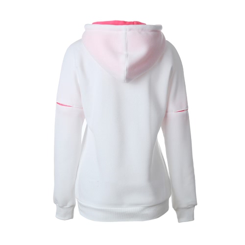 

Fashion Women Hoodie Sweatshirts Drawstring Long Sleeve Pocket Casual Solid Warm Pullover Hooded Tops